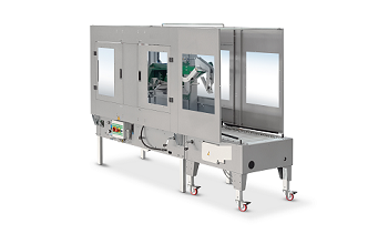 Box-closing machines with automatic sizing setting and flap closer